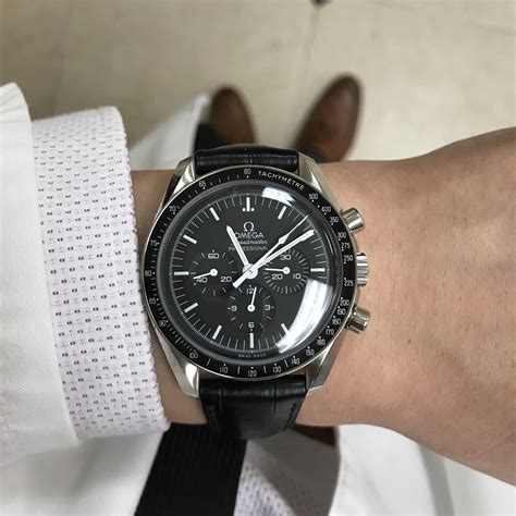 omega speedmaster black on black|Omega Speedmaster black watch.